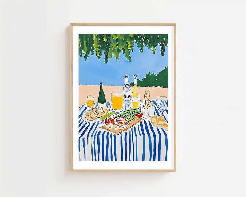 Seaside Feast Plakat - 21 x 29.7 cm (A4) - Nellastore