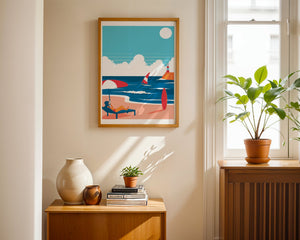 Seaside Leisure Plakat - 21 x 29.7 cm (A4) - Nellastore