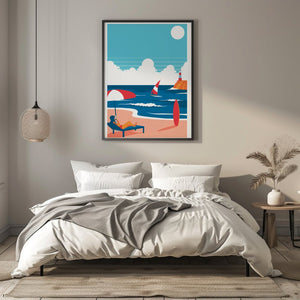 Seaside Leisure Plakat - 21 x 29.7 cm (A4) - Nellastore