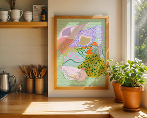 Seaside Shell Collection Plakat - 21 x 29.7 cm - Nellastore