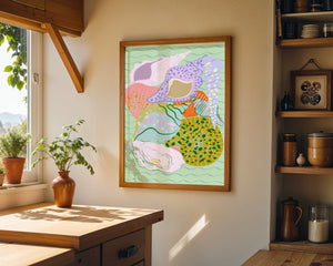 Seaside Shell Collection Plakat - 21 x 29.7 cm - Nellastore