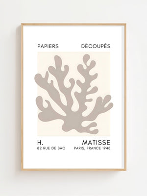 Seaweed Cutout Plakat - 21 x 29.7 cm (A4) - Nellastore