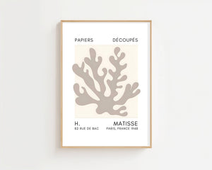 Seaweed Cutout Plakat - 21 x 29.7 cm (A4) - Nellastore