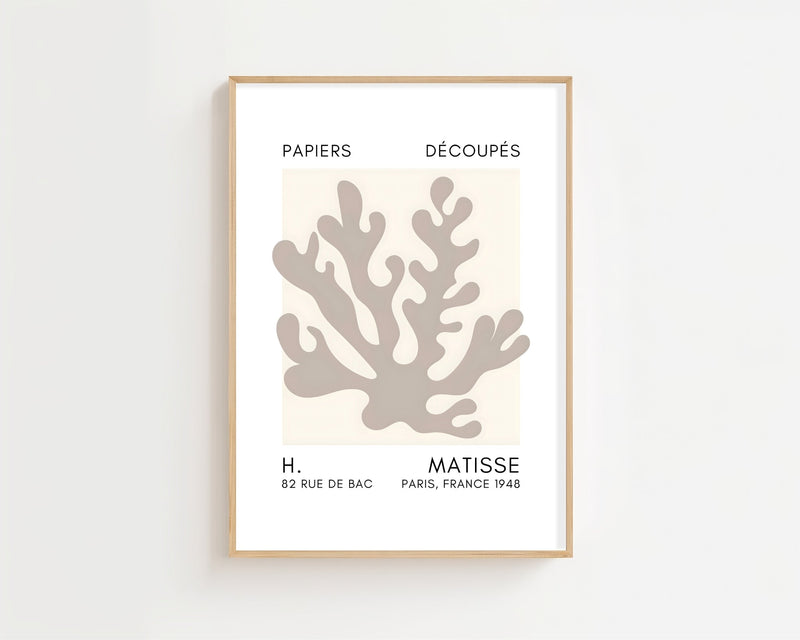 Seaweed Cutout Plakat - 21 x 29.7 cm (A4) - Nellastore