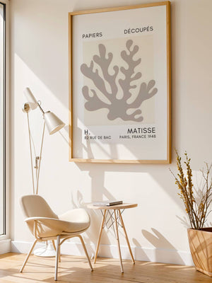 Seaweed Cutout Plakat - 21 x 29.7 cm (A4) - Nellastore