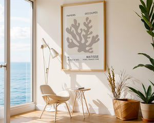Seaweed Cutout Plakat - 21 x 29.7 cm (A4) - Nellastore