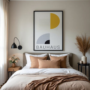 Semicircle Geometry Plakat - 21 x 29.7 cm - Nellastore