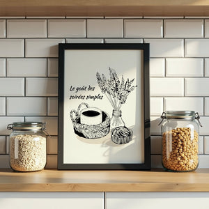Simple Evening Plakat - 21 x 29.7 cm - Nellastore