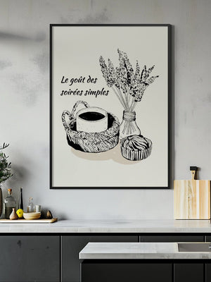 Simple Evening Plakat - 21 x 29.7 cm - Nellastore