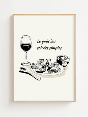 Simple Soirées Plakat - 21 x 29.7 cm - Nellastore