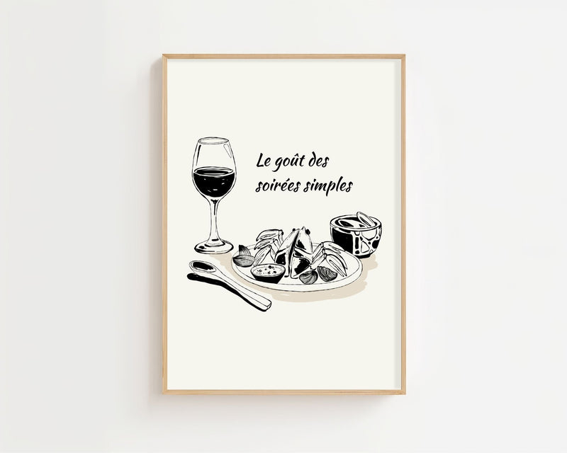 Simple Soirées Plakat - 21 x 29.7 cm - Nellastore