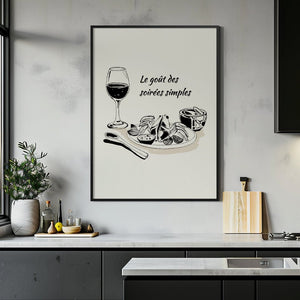 Simple Soirées Plakat - 21 x 29.7 cm - Nellastore
