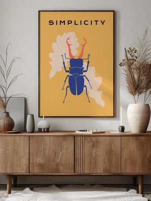 Simplicity Beetle Plakat - 21 x 29.7 cm (A4) - Nellastore