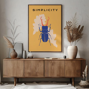 Simplicity Beetle Plakat - 21 x 29.7 cm (A4) - Nellastore