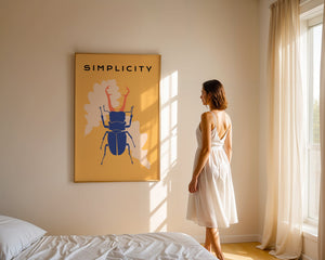 Simplicity Beetle Plakat - 21 x 29.7 cm (A4) - Nellastore