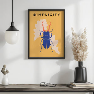 Simplicity Beetle Plakat - 21 x 29.7 cm (A4) - Nellastore