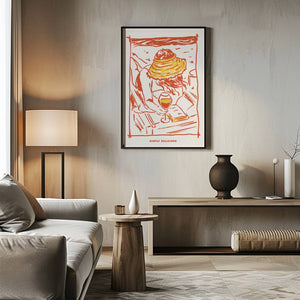 Simply Delicious Afternoon Plakat - 21 x 29.7 cm - Nellastore