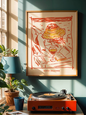 Simply Delicious Afternoon Plakat - 21 x 29.7 cm - Nellastore