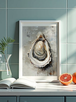 Single Oyster Plakat - 21 x 29.7 cm (A4) - Nellastore