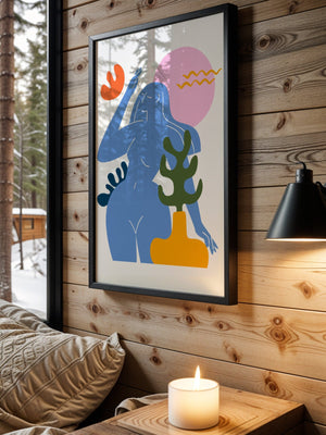 Soft Aura Matisse Plakat - 21 x 29.7 cm - Nellastore