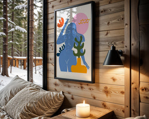 Soft Aura Matisse Plakat - 21 x 29.7 cm - Nellastore
