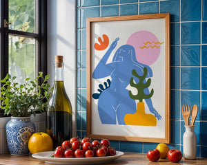 Soft Aura Matisse Plakat - 21 x 29.7 cm - Nellastore