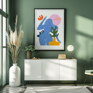 Soft Aura Matisse Plakat - 21 x 29.7 cm - Nellastore