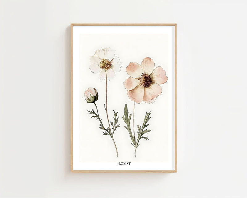 Soft Blossom Study Plakat - 21 x 29.7 cm (A4) - Nellastore