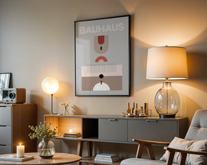 Soft Grid Bauhaus Plakat - 21 x 29.7 cm - Nellastore