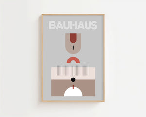 Soft Grid Bauhaus Plakat - 21 x 29.7 cm - Nellastore