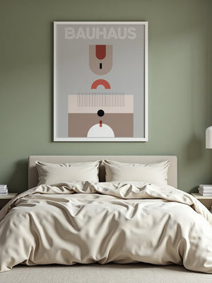 Soft Grid Bauhaus Plakat - 21 x 29.7 cm - Nellastore
