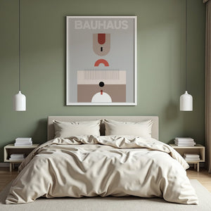 Soft Grid Bauhaus Plakat - 21 x 29.7 cm - Nellastore