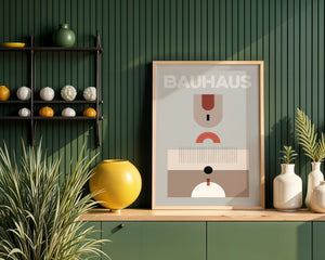 Soft Grid Bauhaus Plakat - 21 x 29.7 cm - Nellastore