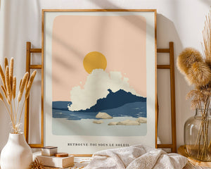 Soft Tide Morning Plakat - 21 x 29.7 cm - Nellastore