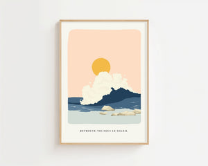 Soft Tide Morning Plakat - 21 x 29.7 cm - Nellastore