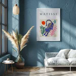 Solar Jungle Leopard Matisse Plakat - 21 x 29.7 cm - Nellastore