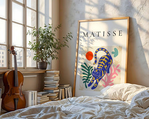 Solar Jungle Leopard Matisse Plakat - 21 x 29.7 cm - Nellastore