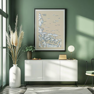 Sounds Of The Sea Plakat - 21 x 29.7 cm - Nellastore