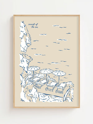 Sounds Of The Sea Plakat - 21 x 29.7 cm - Nellastore