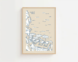 Sounds Of The Sea Plakat - 21 x 29.7 cm - Nellastore