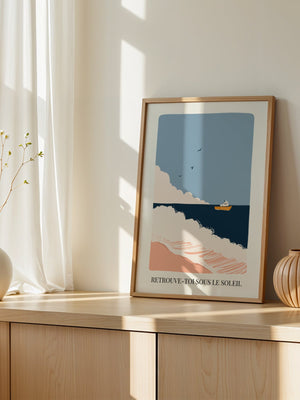 Sous Le Soleil Horizon Plakat - 21 x 29.7 cm (A4) - Nellastore