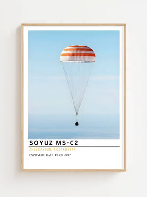 Soyuz MS - 02 Plakat - 21 x 29.7 cm (A4) - Nellastore