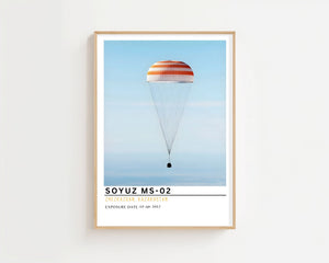 Soyuz MS - 02 Plakat - 21 x 29.7 cm (A4) - Nellastore