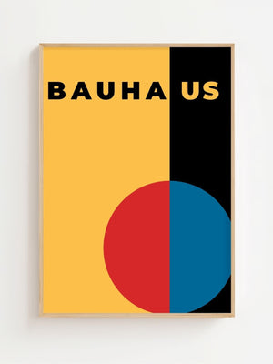 Split Orbit Bauhaus Plakat - 21 x 29.7 cm - Nellastore