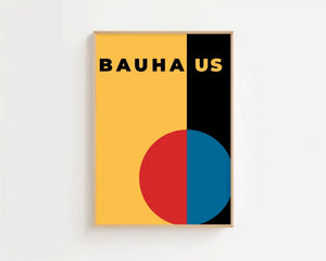Split Orbit Bauhaus Plakat - 21 x 29.7 cm - Nellastore