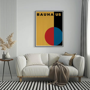Split Orbit Bauhaus Plakat - 21 x 29.7 cm - Nellastore