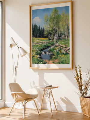 Spring Meadow Plakat - 21 x 29.7 cm (A4) - Nellastore