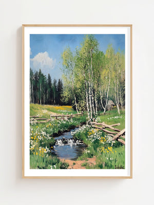 Spring Meadow Plakat - 21 x 29.7 cm (A4) - Nellastore