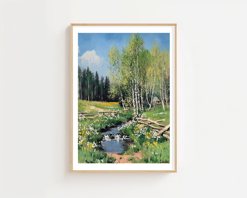 Spring Meadow Plakat - 21 x 29.7 cm (A4) - Nellastore