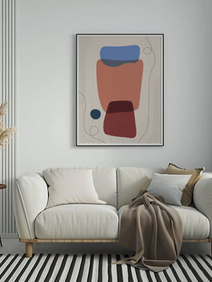 Stacked Shapes Harmony Plakat - 21 x 29.7 cm - Nellastore